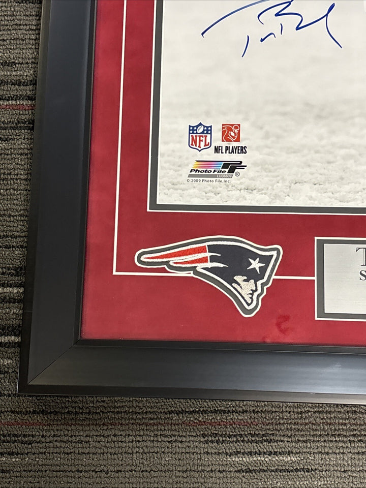 Tom Brady Framed Signed 16x20 Tri Star Authentic New England Patriots MVP