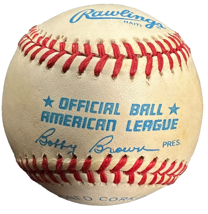Don Money Autographed Official National League Baseball Brewers
