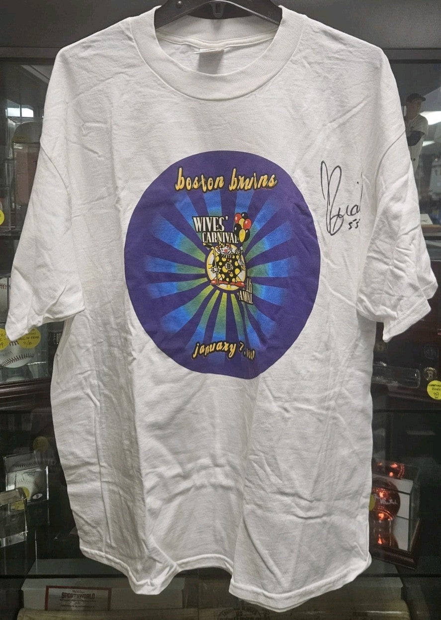 Jonathan Girard Autographed Boston Bruins Wives Carnival T-Shirt COA