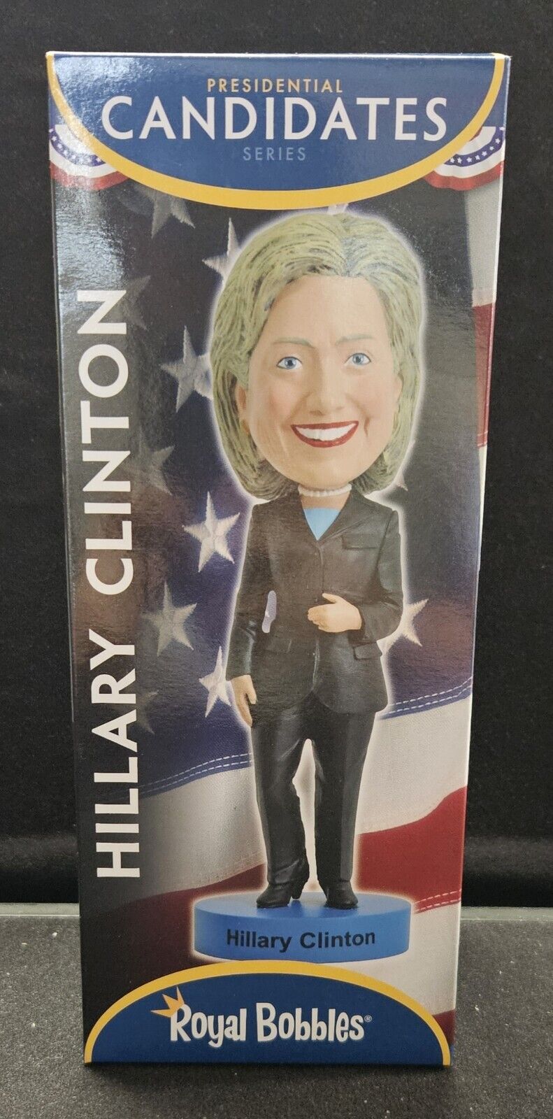 Royal Bobbles Hillary Clinton Presidential Candidates Bobblehead New In Box 