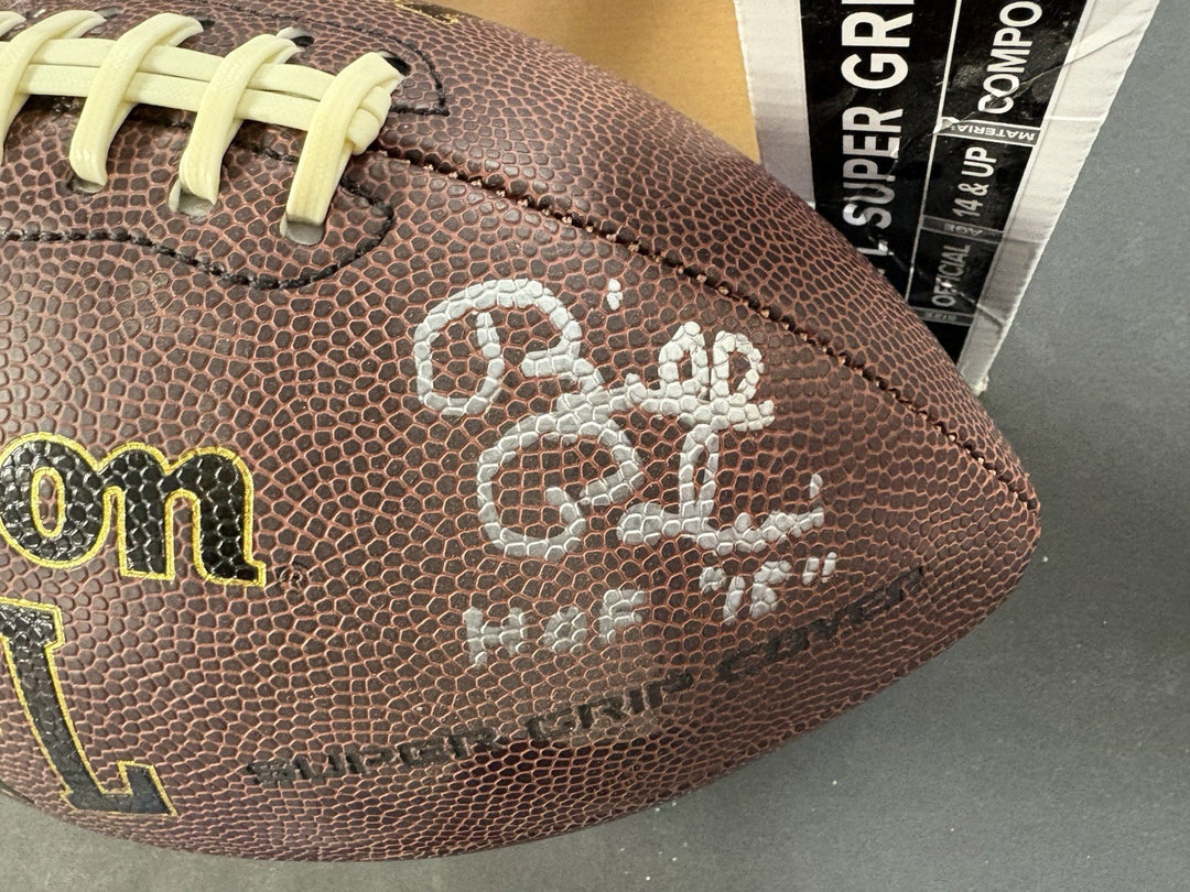 Bill Polian Signed Inscribed Football HOF 2015 COA