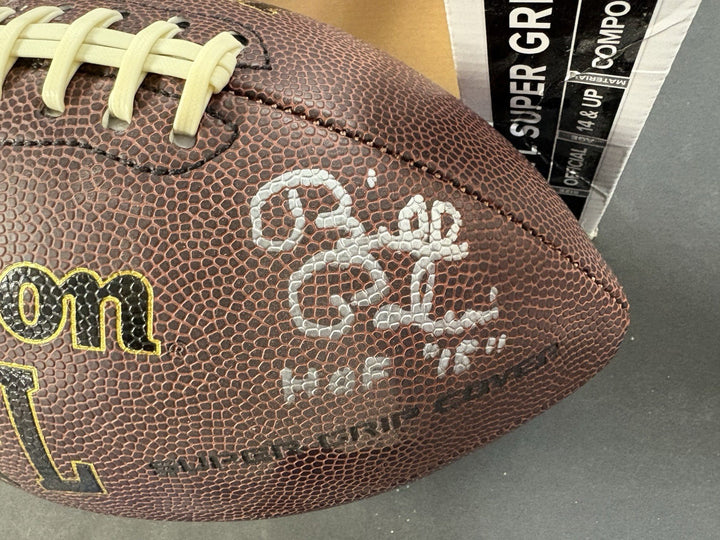 Bill Polian Signed Inscribed Football HOF 2015 COA