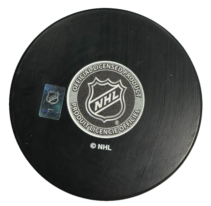 Craig MacTavish Autographed Boston Bruins 100th Centennial Hockey Puck NHL