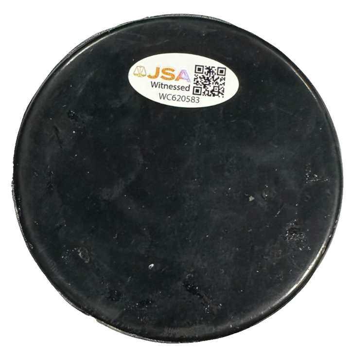 Tim Thomas W/ Stanley Cup Autographed Photo Puck Boston Bruins JSA