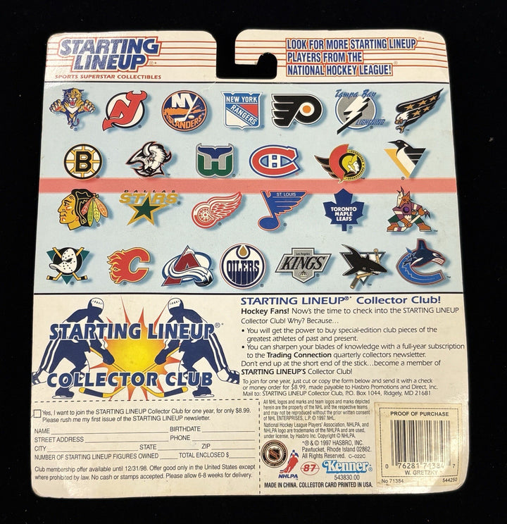 1997 Starting Lineup 10th Year Edition Wayne Gretzky New York Rangers