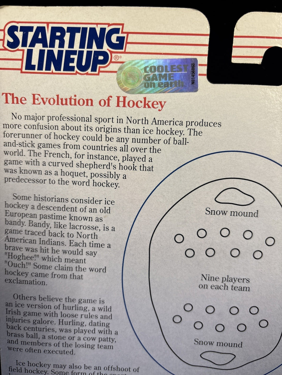 Joe Thornton Boston Bruins 1998 Edition Starting Lineup Action Figure