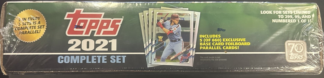 2021 Topps Baseball Factory Sealed Set Green Version Series 1 &2