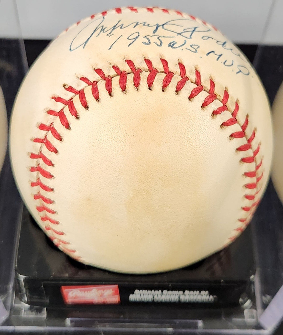 Johnny Podres Autographed Inscribed AL Baseball Brooklyn Dodgers COA 