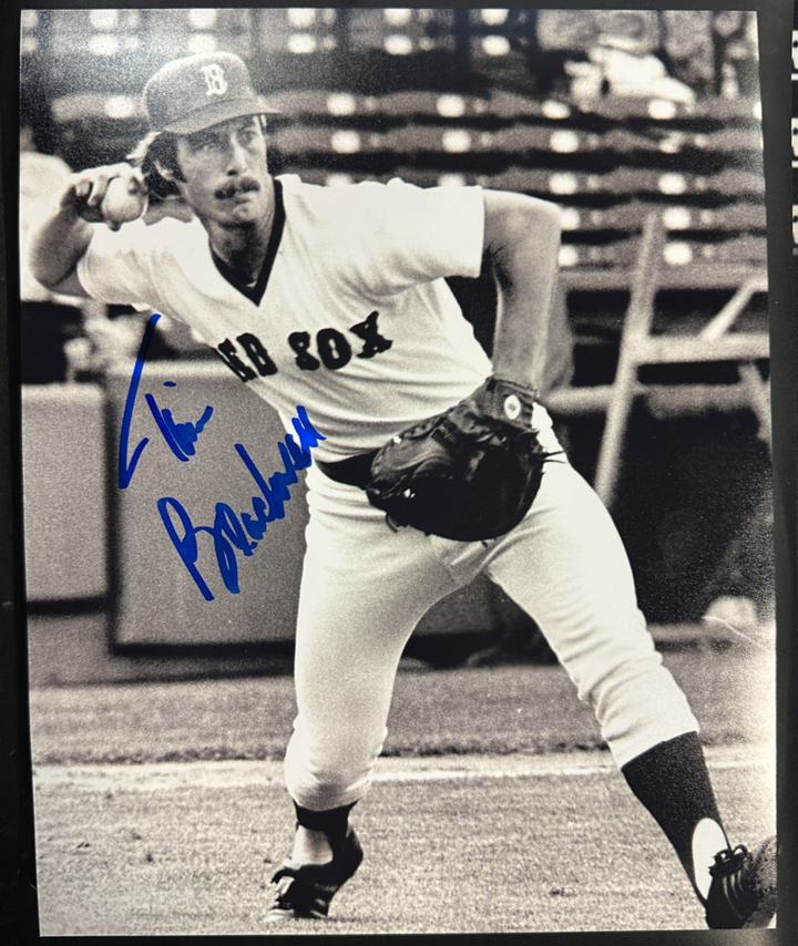 Tim Blackwell Autographed 8x10 Photo 1975 Boston Red Sox