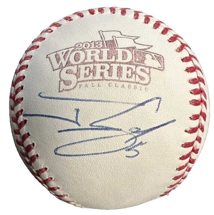 Jonny Gomes Autographed Official 2013 World Series Baseball Red Sox
