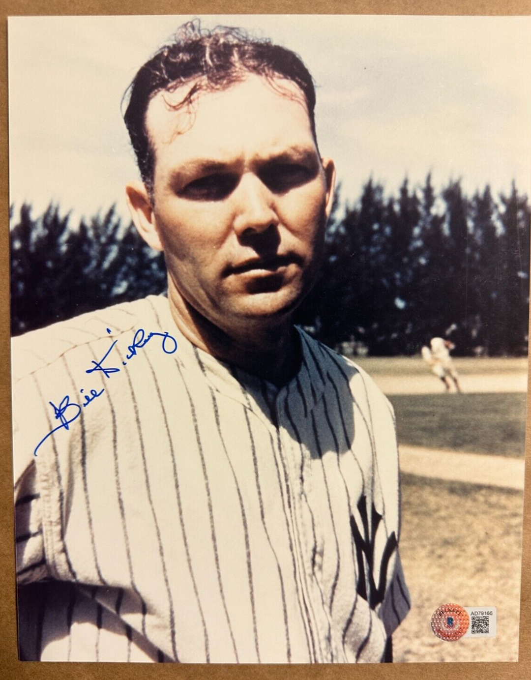 Bill Dickey Autographed 8x10 Photo New York Yankees BAS HOF