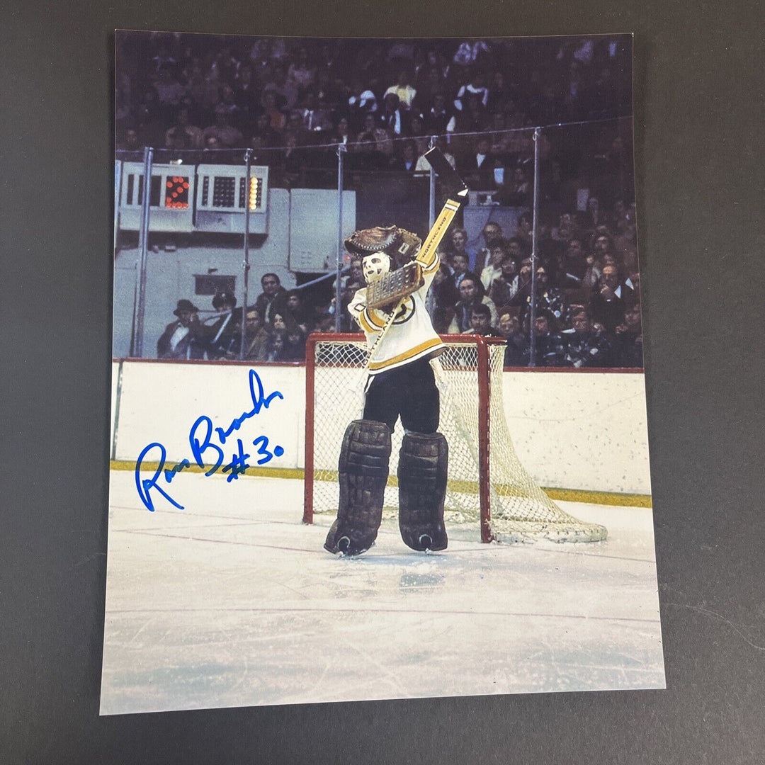 Ross Brooks Signed 8x10 Boston Bruins Sportsworld