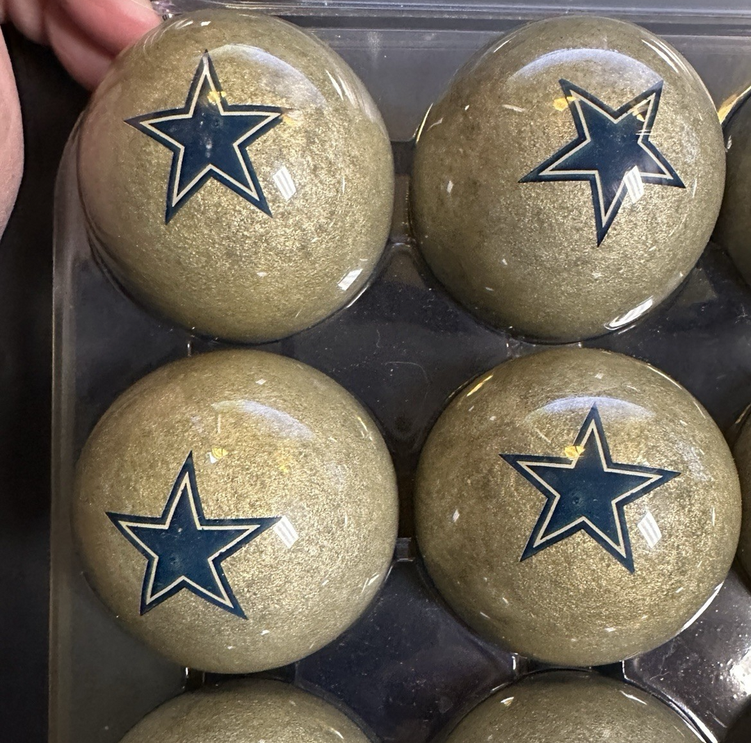 Dallas Cowboys & New England Patriots Billiards Pool Balls Set NFL Football