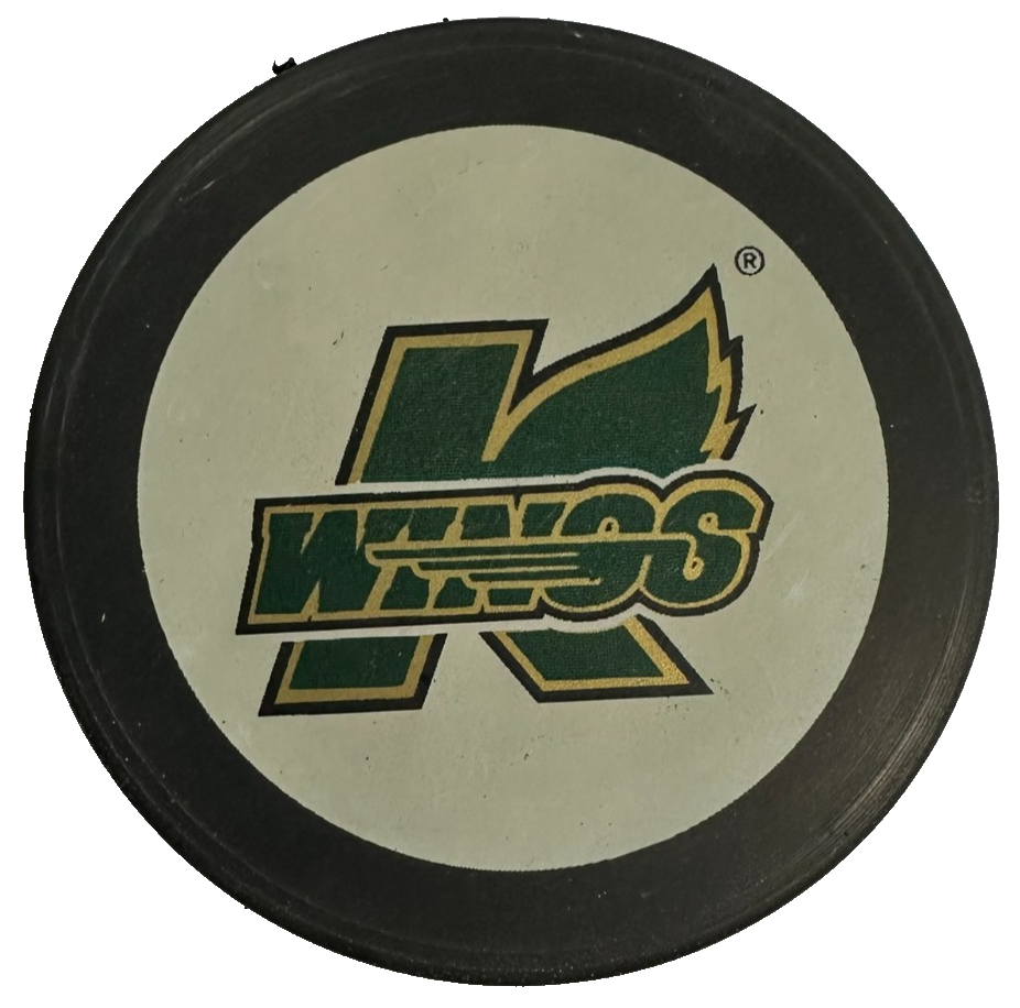 Vintage Kalamazoo Wings Official Hockey Puck IHL
