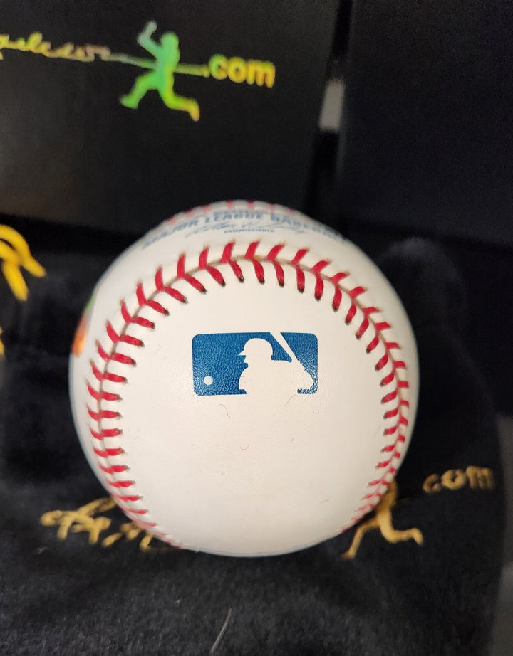 Monte Irvin Signed Inscribed Major League Baseball Reggie Jackson COA Giants HOF