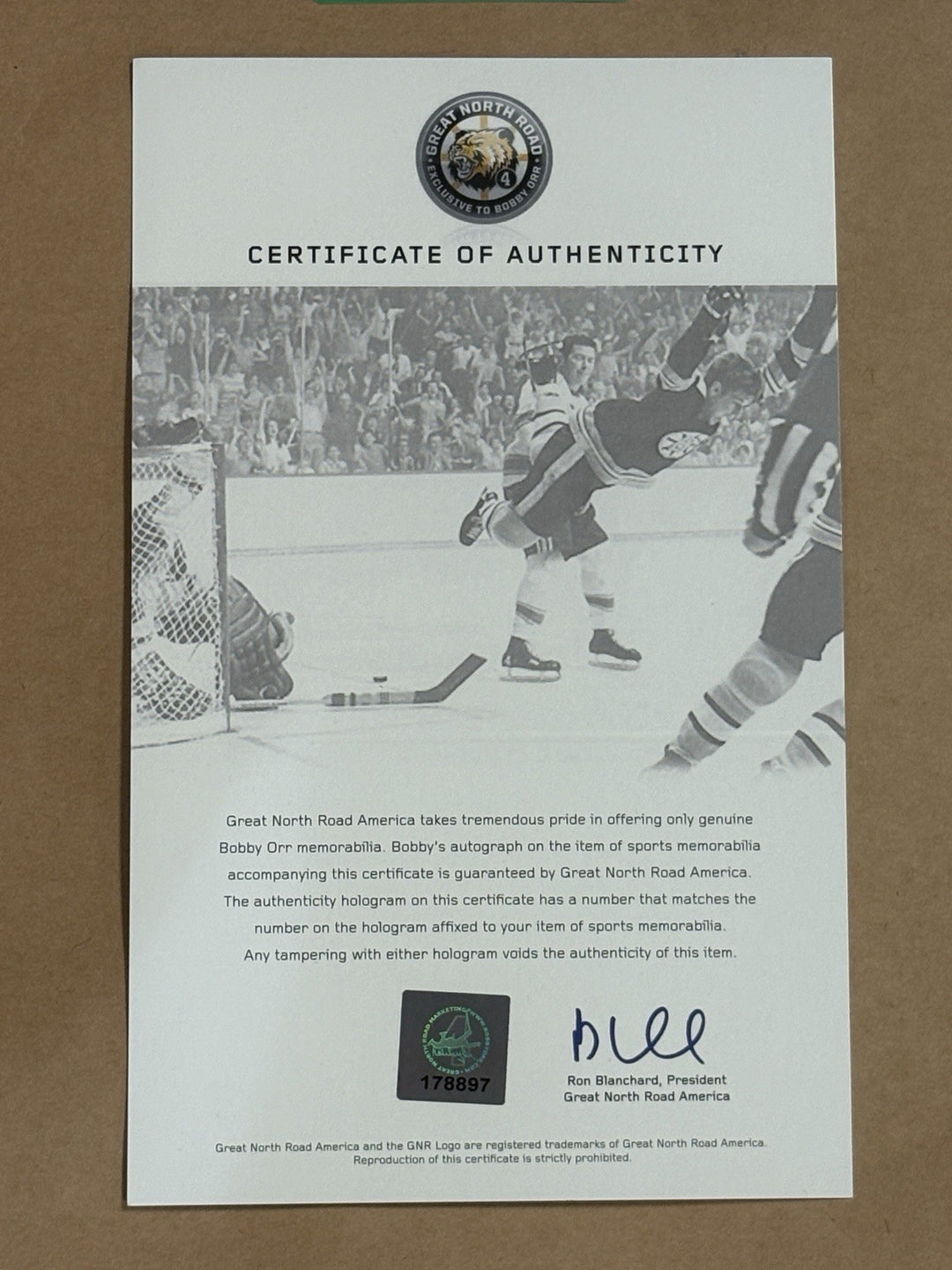 Bobby Orr Signed Framed 11x14 Photo Great North Road COA Boston Bruins