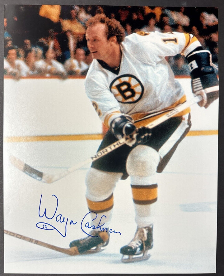 Wayne Cashman Autographed Boston Bruins 16x20 Photo