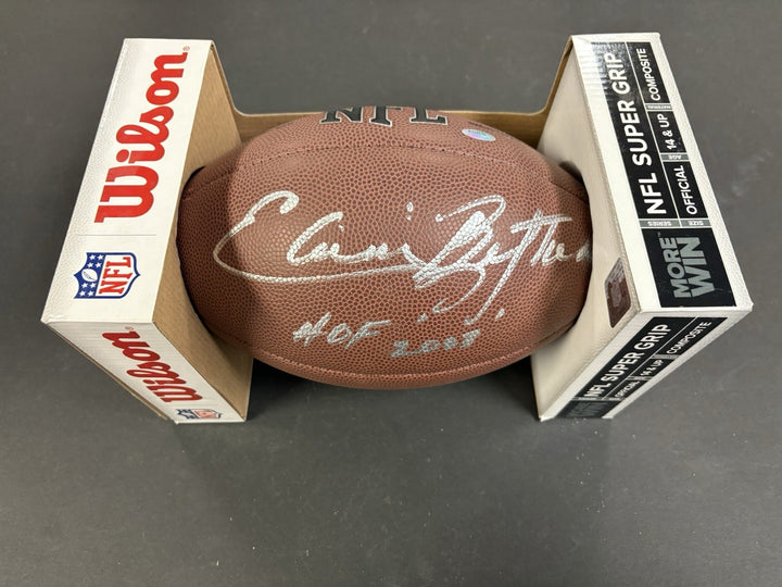 Elvin Bethea Signed Inscribed Football Hall Of Game 2003 COA Houston Oilers