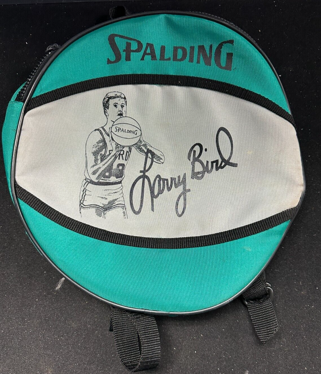 1988 Larry Bird Boston Celtics Basketball Sport Bags 12" Ball Backpack