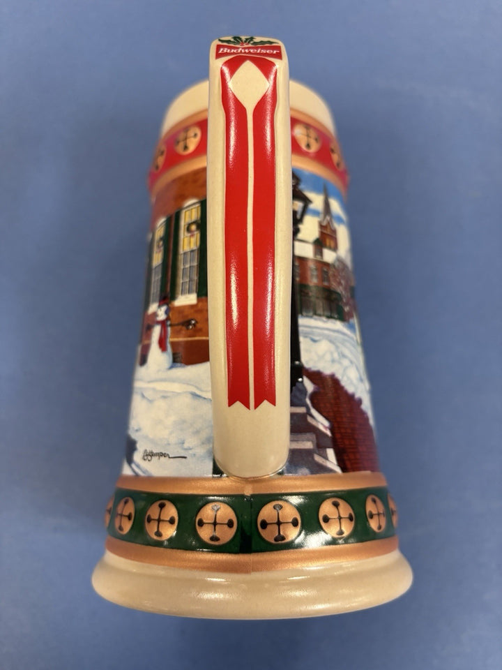 1993 Budweiser Holiday Christmas Stein Mug Collector Series