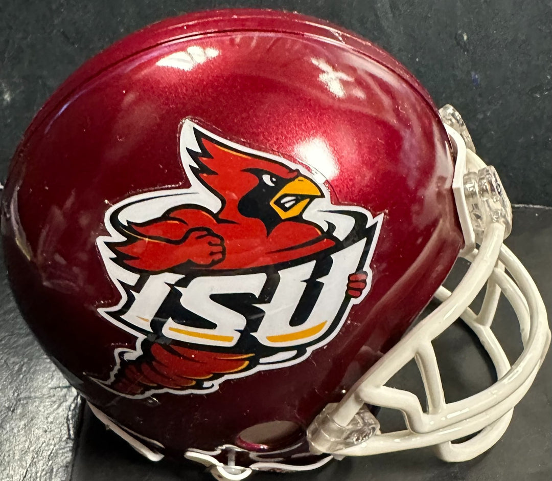 Ellis Hobbs Autographed Iowa State Mini Helmet W/04 Male Athlete of the Year Ins