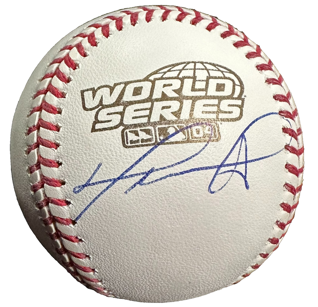 David Ortiz Autographed Official 2004 World Series Baseball Red Sox MLB Fanatics