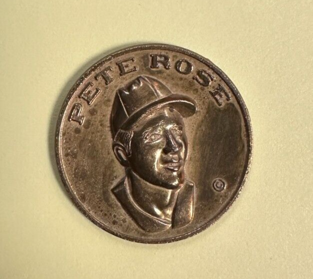 Vintage Citgo 1969 Pete Rose Centennial Baseball Series Coin Rare Reds