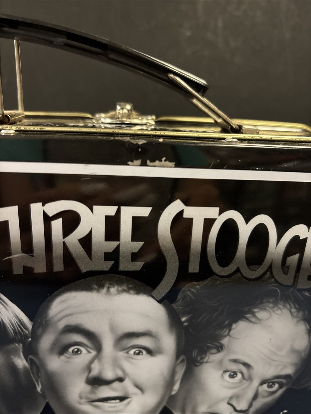 The Three Stooges Tin Lunch Box Collectible Vintage 1998