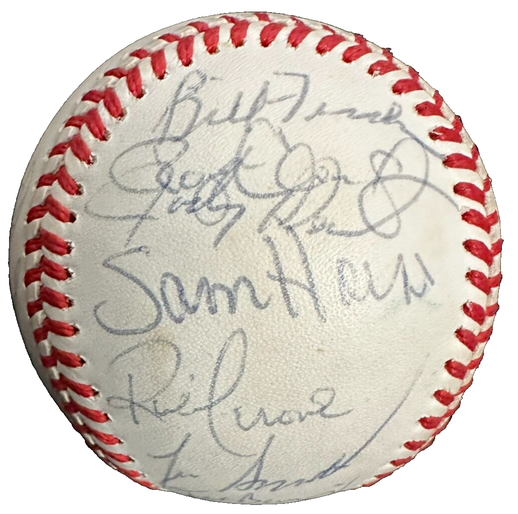 1988 Boston Red Sox Team Autographed Baseball Clemens Boggs Rice Smith