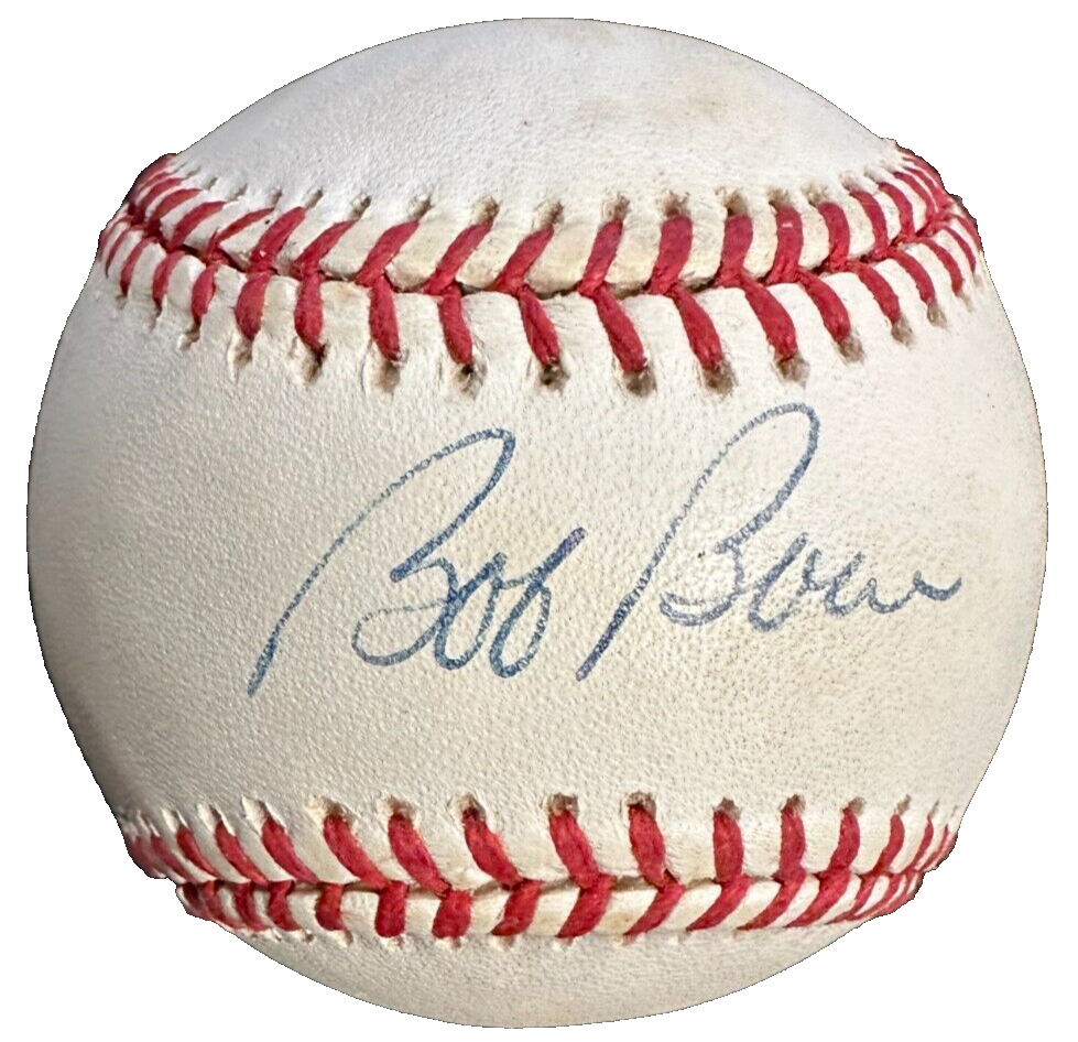 Bob Boone Autographed National League Baseball Phillies Angels