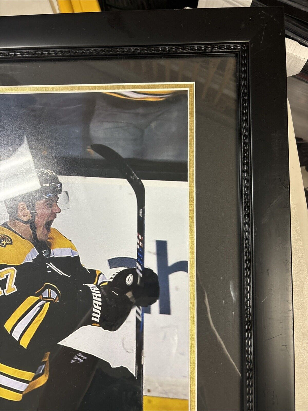 Ryan Donato Signed Framed 16x20 New England Picture Boston Bruins