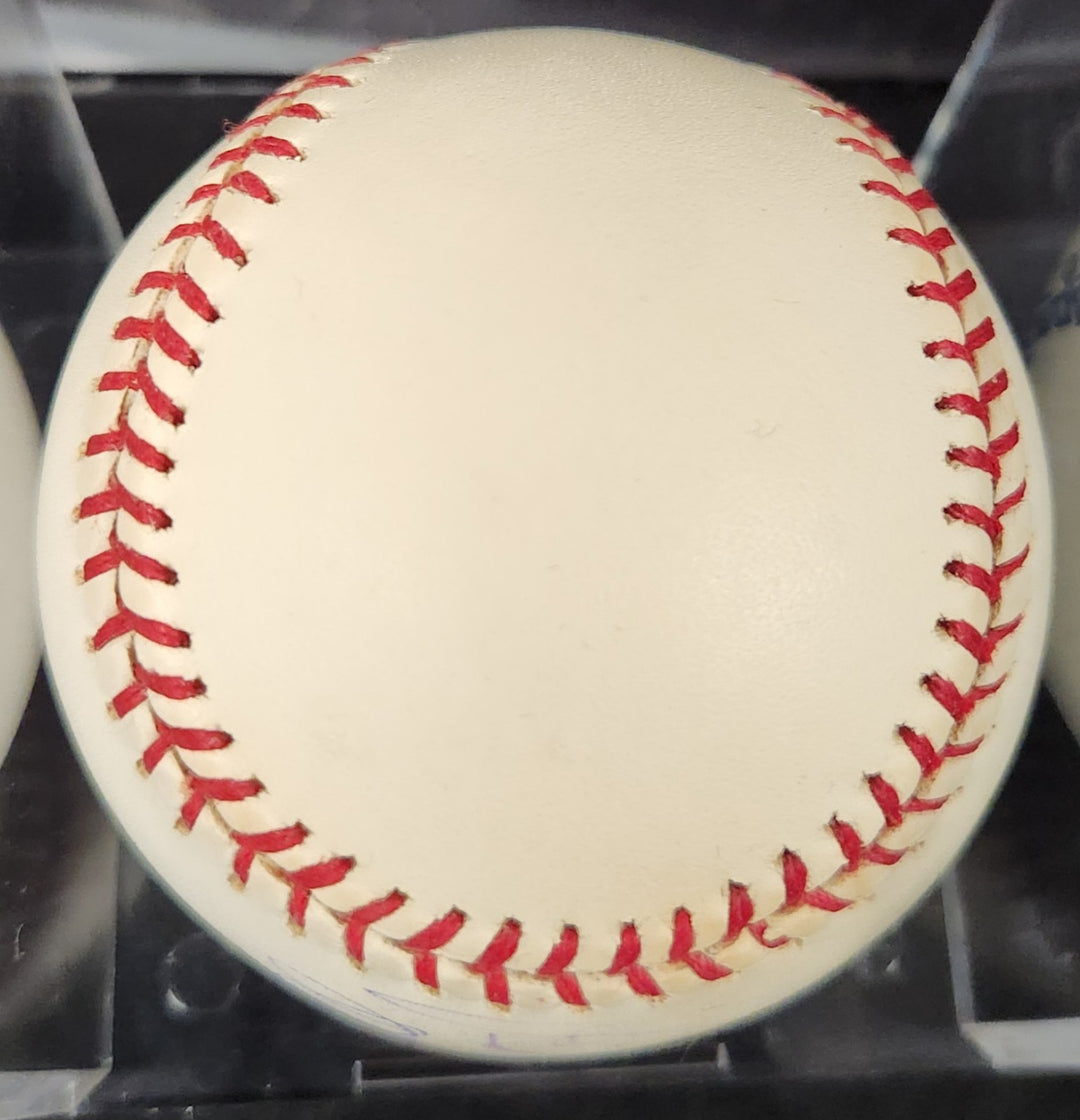 Jim Palmer Signed Inscribed Major League Baseball Orioles HOF Reggie Jackson COA