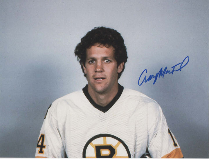 Craig MacTavish Autographed Boston Bruins 8x10 Photo NHL