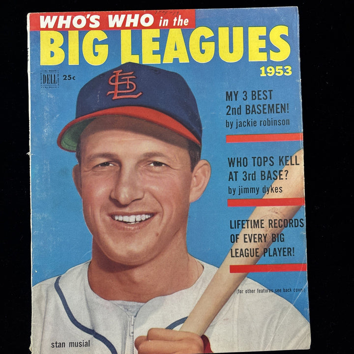 1953 Who's Who Big Leagues magazine baseball Stan Musial St Louis Cardinals