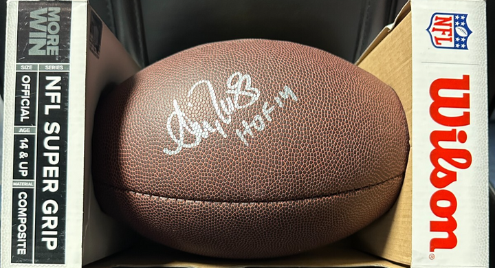 Andre Reed Autographed Wilson NFL Super Grip Football W/ HOF 14 Bills