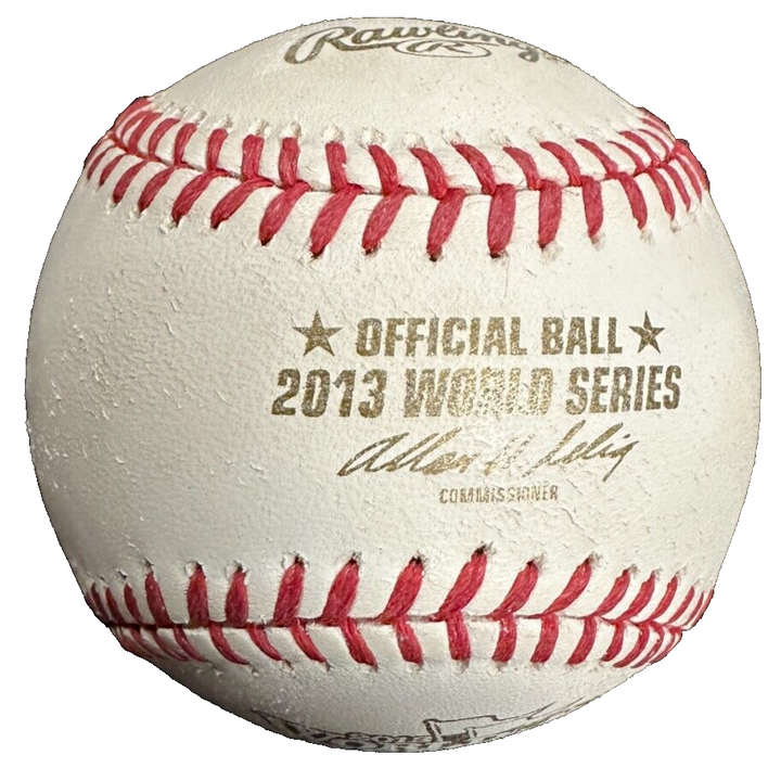 Franklin Morales Autographed Official 2013 World Series Baseball Red Sox