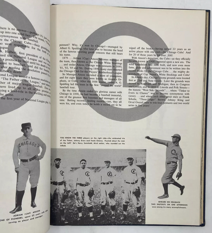 Vintage 75th Anniversary of The National League Hardcover Book