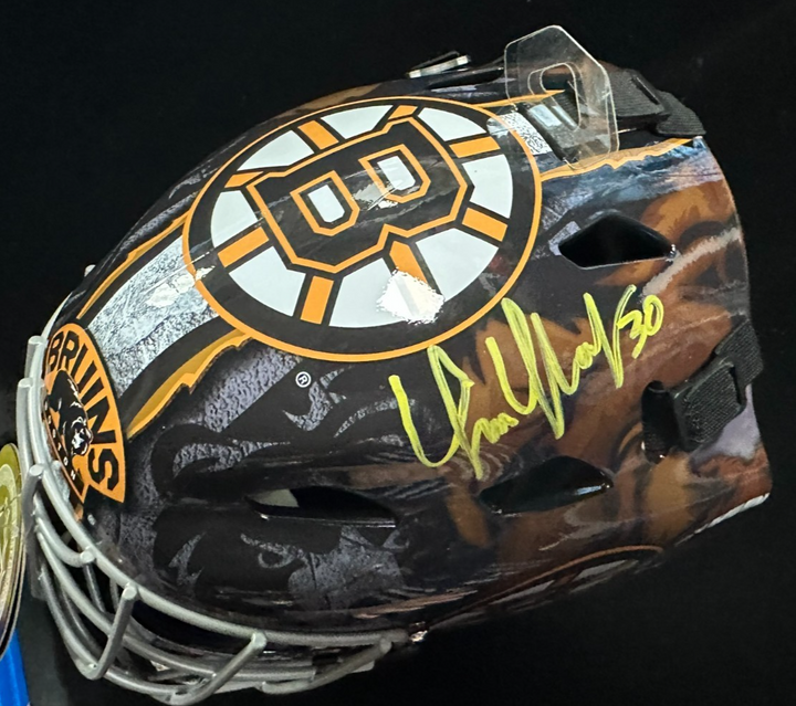 Tim Thomas Autographed Boston Bruins Full Size Goalie Mask JSA NHL