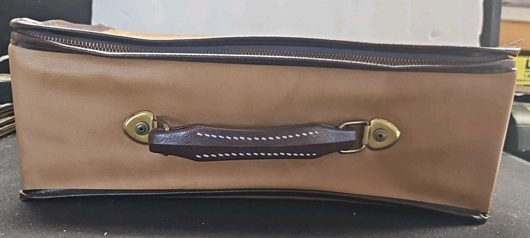 1974 SUPER BOWL VIII 8 Media Luncheon Zipper Bag Briefcase DOLPHINS vs VIKINGS