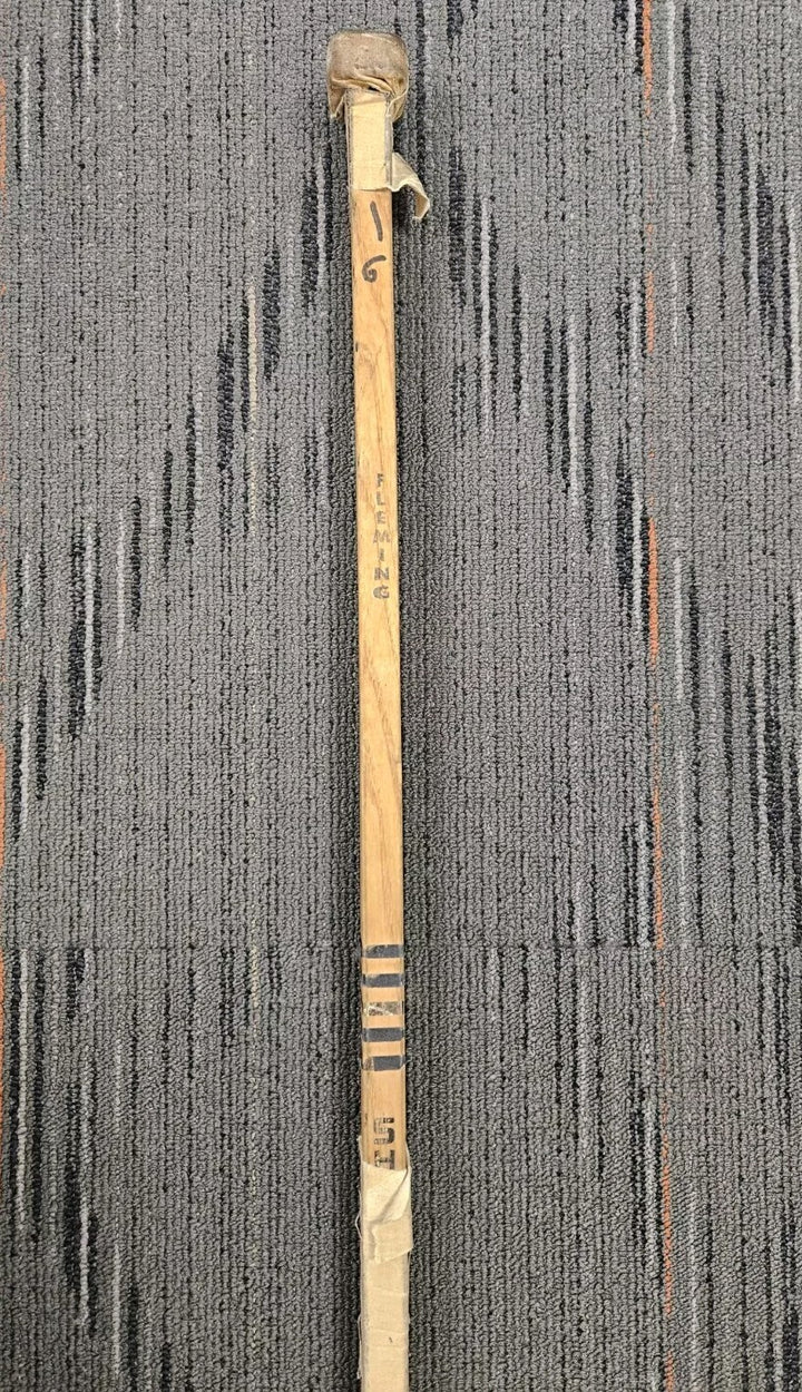 Reg Fleming Boston Bruins Game Used Sherwood Hockey Stick