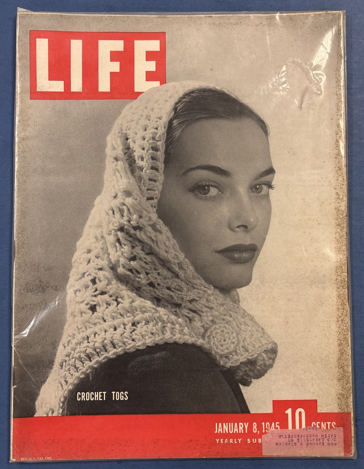 Life Magazine Vintage Chochet Togs January 8 1945