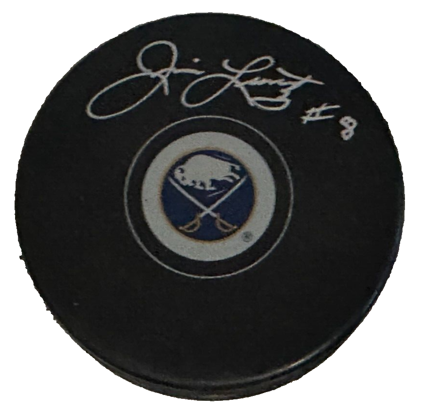 Jim Lorentz Autographed Buffalo Sabres Hockey Puck NHL