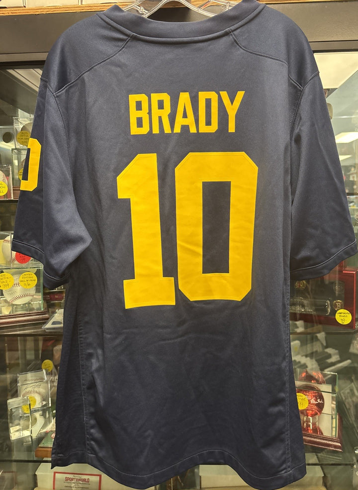 Tom Brady Jordan Brand Michigan Wolverines XL Jersey