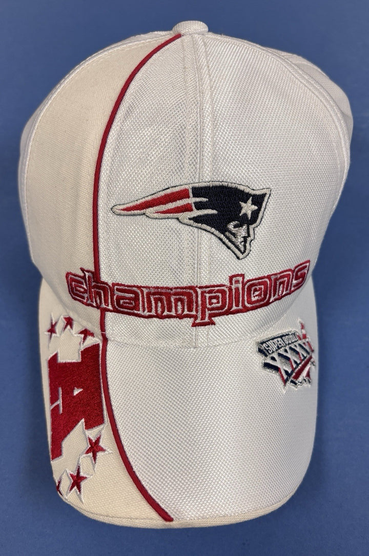 New England Patriots AFC Champions Super Bowl 36 Locker Room Hat Rare