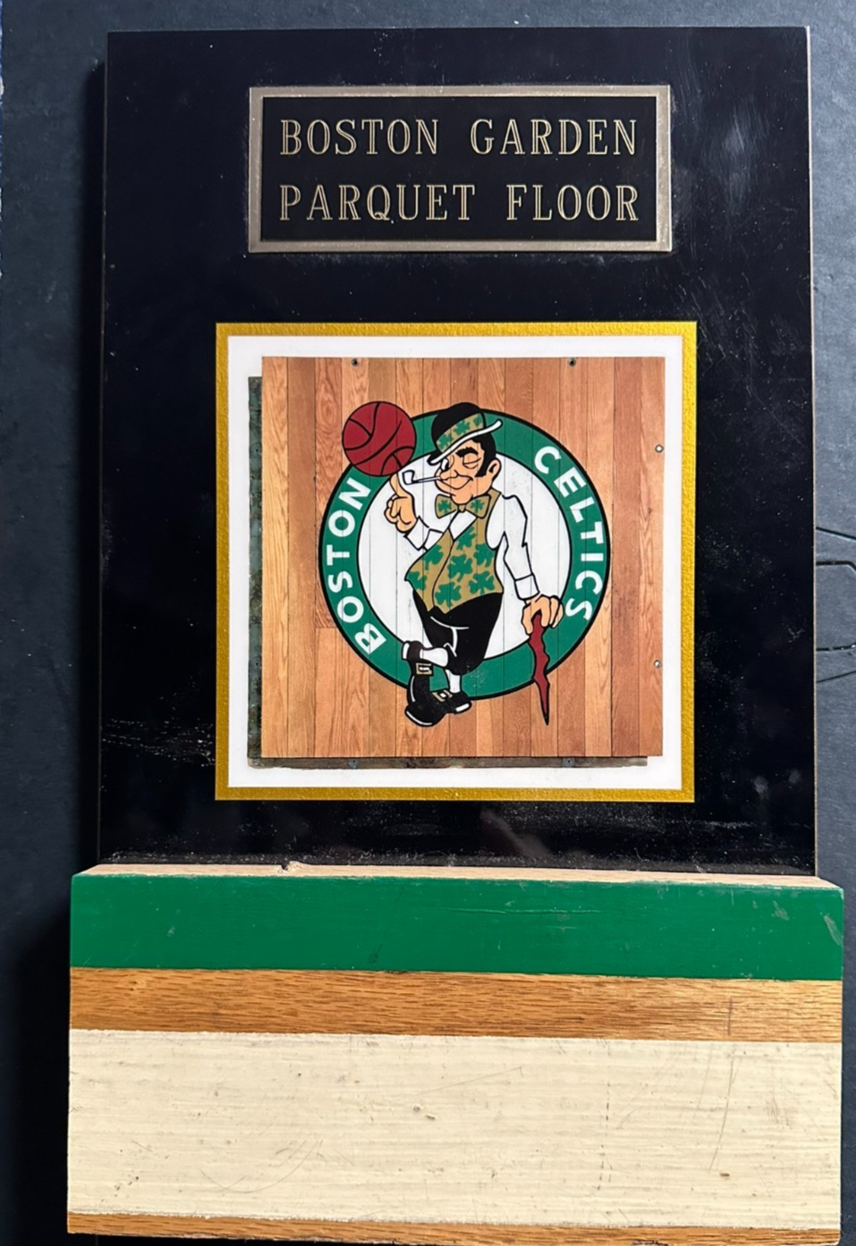 Authentic Boston Garden 3 Color Parquet Floor Board 8 1/2" x 4"