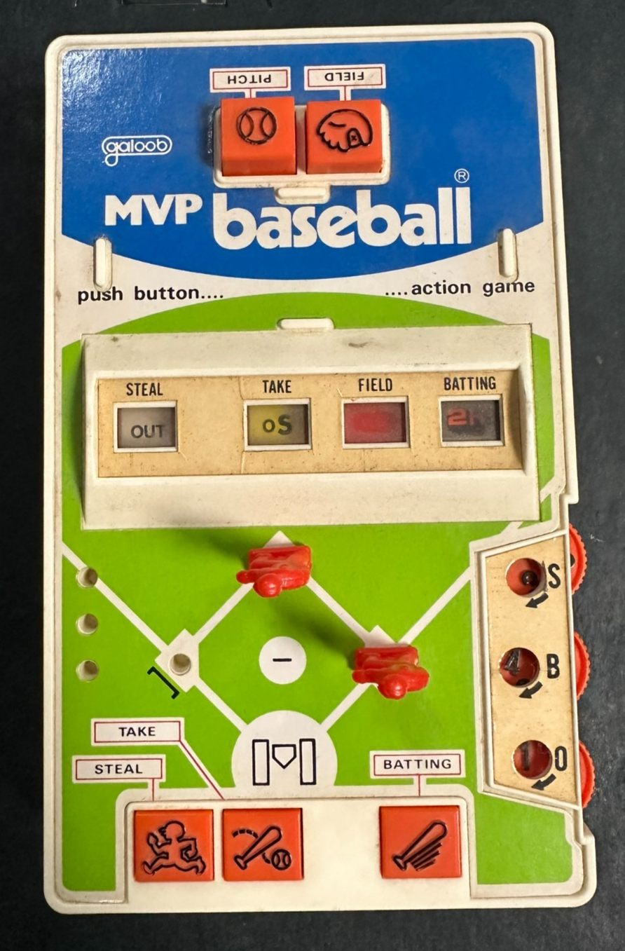 1978 Galoob MVP Baseball Handheld Electronic Game Untested