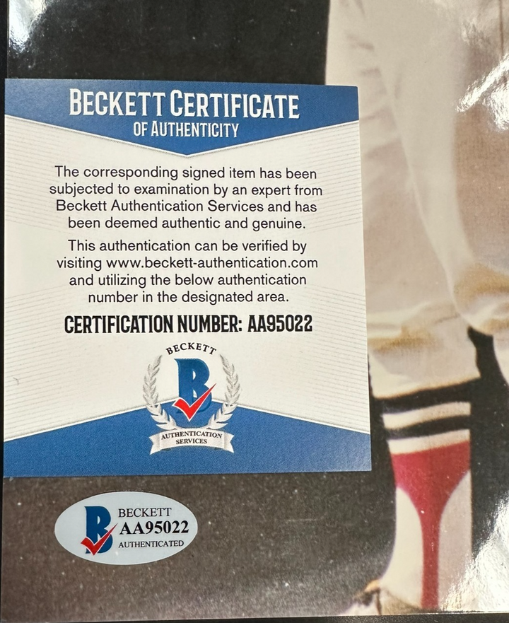 Dick Radatz Autographed Boston Red Sox 8x10 Photo BAS