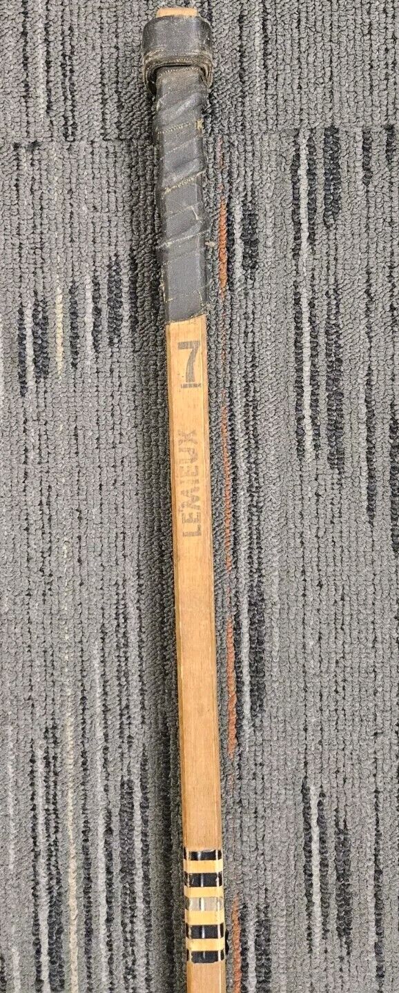 Réal Lemieux Los Angeles Kings Game Used Sherwood Hockey Stick LOA