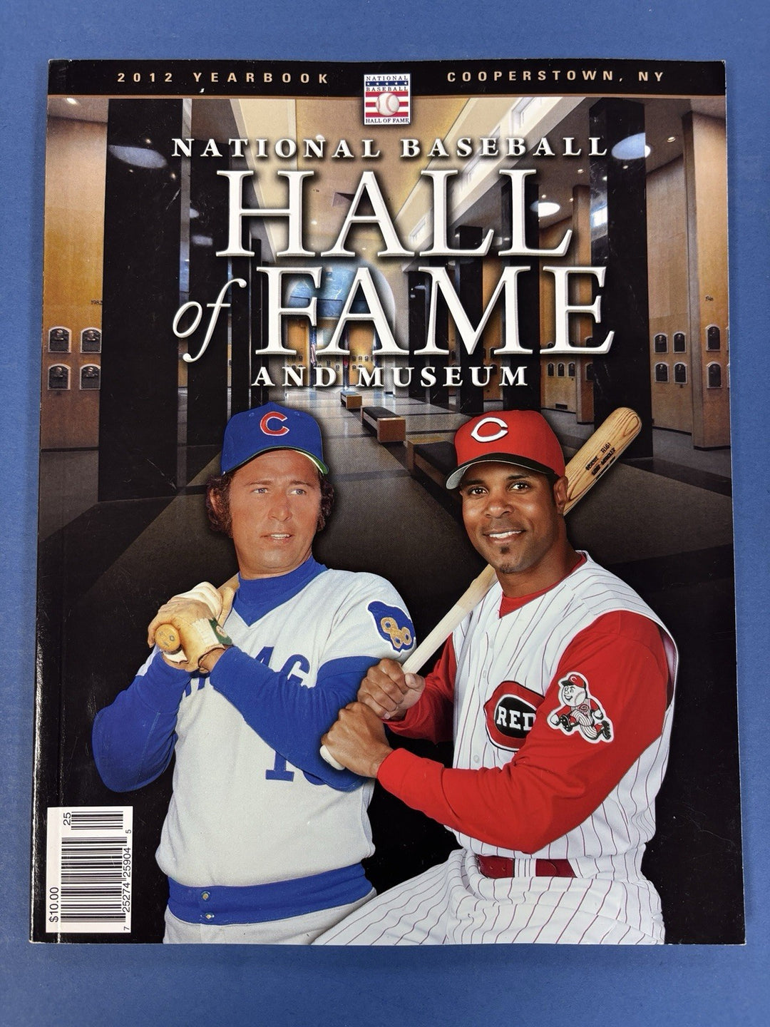 2012 MLB Hall Of Fame Program Ron Santo Barry Larkin
