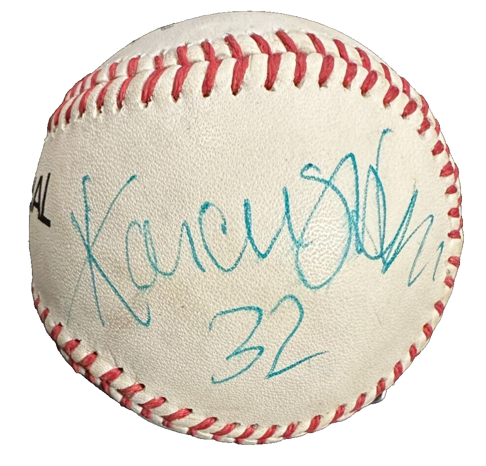 Marcus Allen Autographed Official Professional Baseball HOF Oakland Raiders